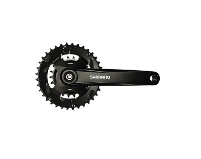 Stred Shimano Altus MT101 175mm 36/22z. 9-k. čierny bez krytu na štvorhran