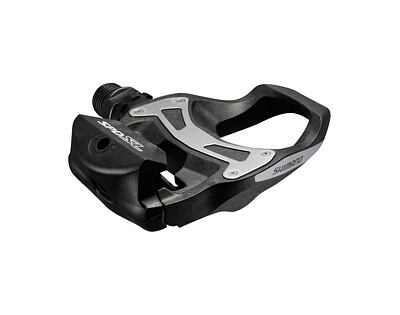 Pedále Shimano cestné R550 SPDSL čierne + zarážky SM-SH11