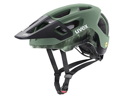 Prilba UVEX React MIPS moss green-black matt