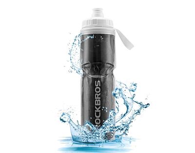 Termo fľaša Rockbros, čierna, 670 ml