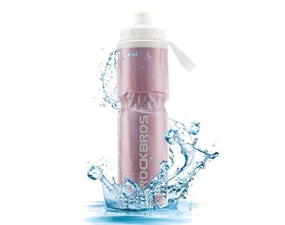 Termo fľaša Rockbros, ružová, 670 ml