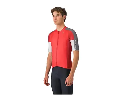 Pánsky dres Castelli Entrata 6 červený