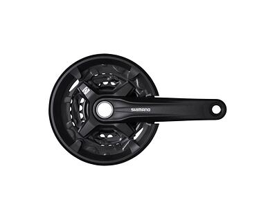 Kľuky Shimano Altus MT210 175mm 40/30/22 9-k. čierny s krytom dvojdielny bez ložiska