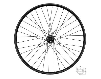 Koleso zadné FORCE XC DISC 622x19 FHM475-6d 36d