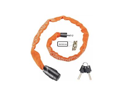 Zámok RB reťazový na klúč 960mm, oranžový
