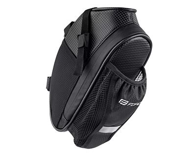 Brašňa pod sedlo FORCE FUSE + púzdro fľaše, čierna