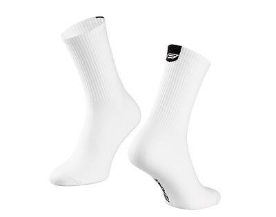 Ponožky FORCE LONGER SLIM, biele