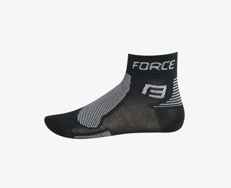 Ponožky FORCE 1, čierno-šedé
