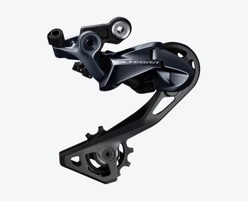 Prehadzovačka Ultegra R8000 11-k. dlhé ramienko shadow