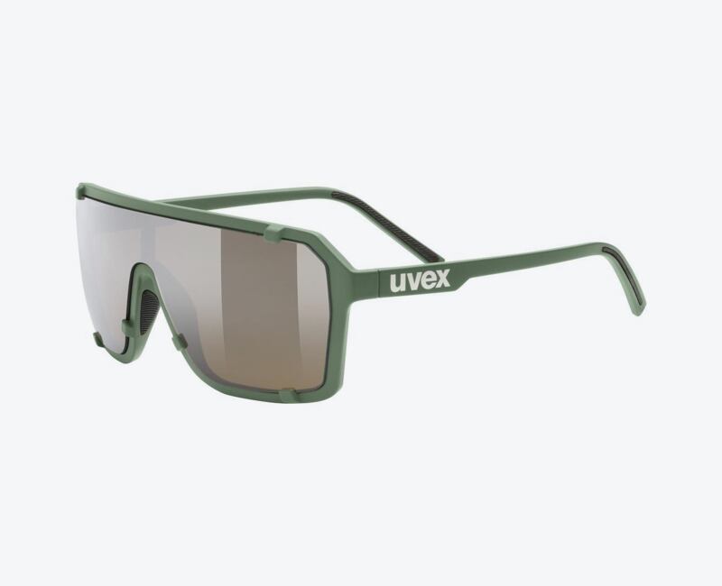 Okuliare UVEX Esntl epic moss green matt/mirror gold