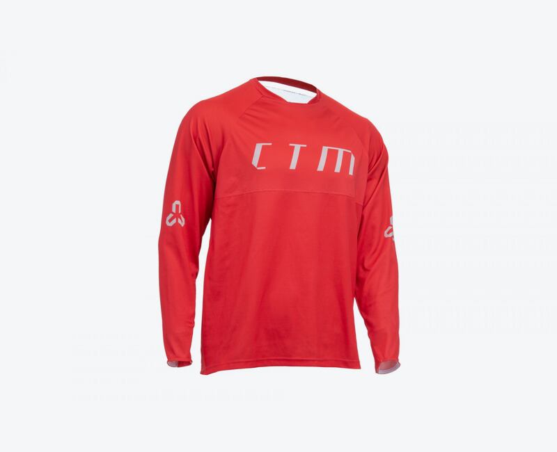 Dres CTM Rovay L/S 20, dlhý rukáv,červená