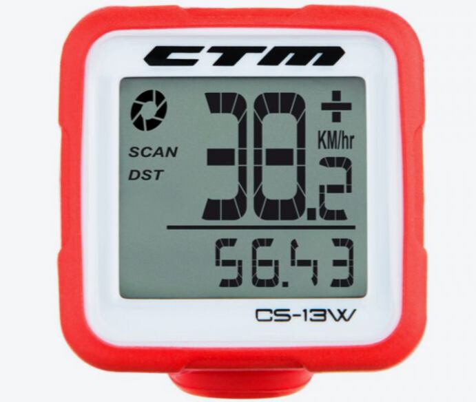 Tachometer CTM, silikónový, červený