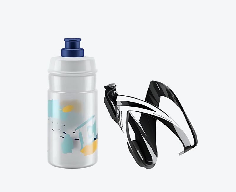 Flaša s košíkom set CEO modré logo, 350 ml