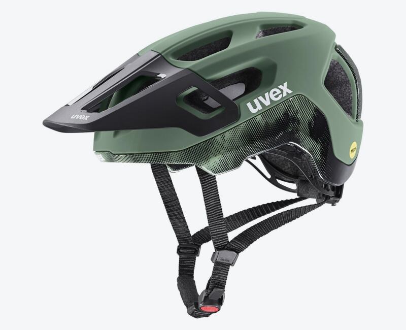 Prilba UVEX React MIPS moss green-black matt
