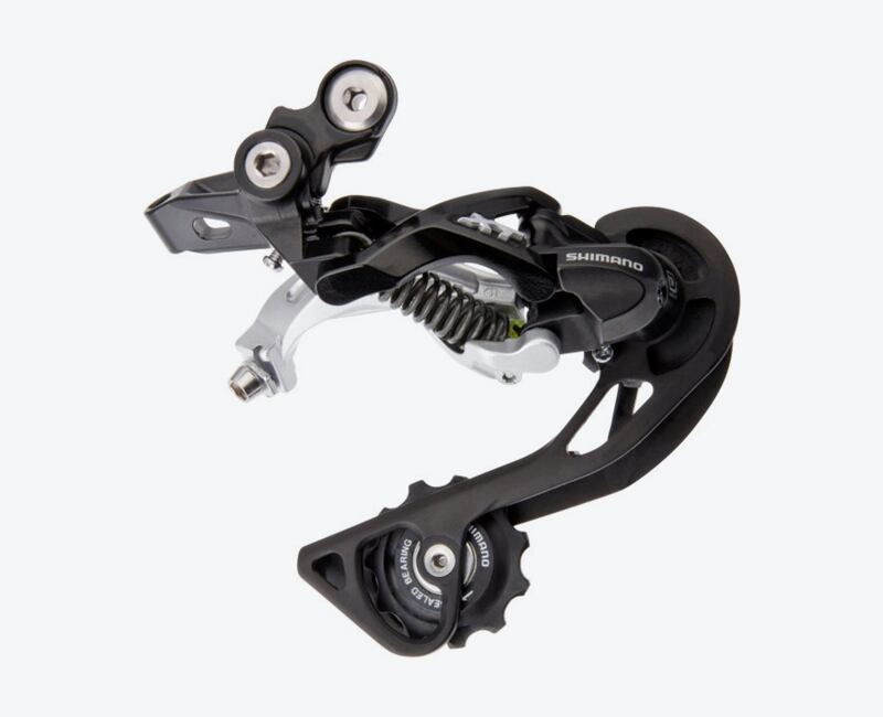 Prehadzovačka Shimano XT M781 10-k. čierna dlhé ramienko Shadow