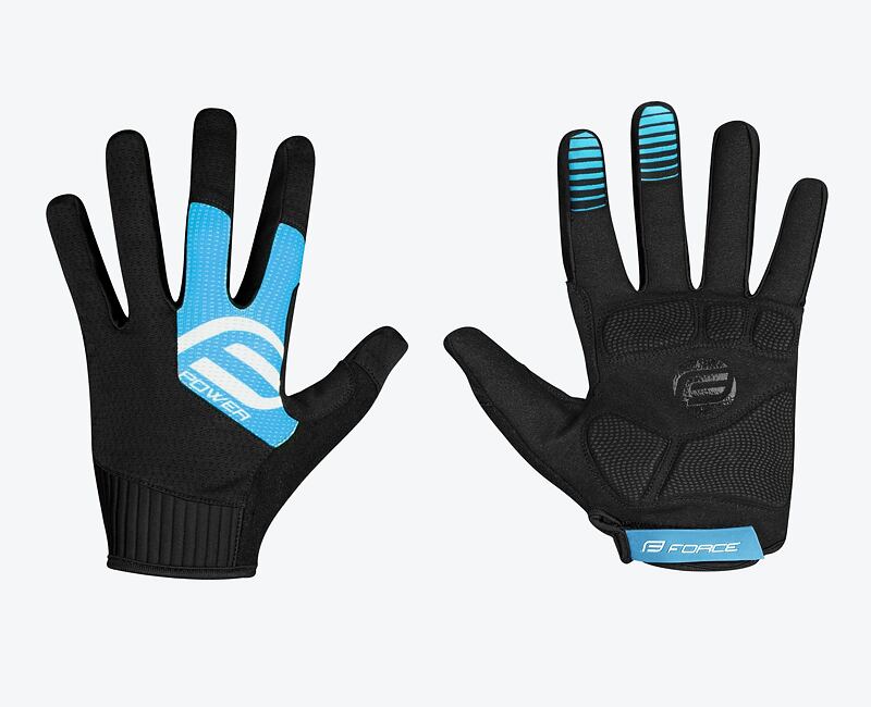 Rukavice FORCE MTB POWER, čierno-modré