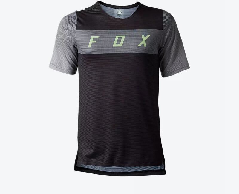 Dres Fox Flexair SS Jersey Arcadia šedá/čierna