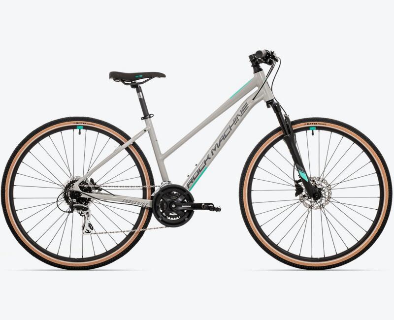 Rock Machine CROSSRIDE 300 LADY 2022, šedá/mentolová