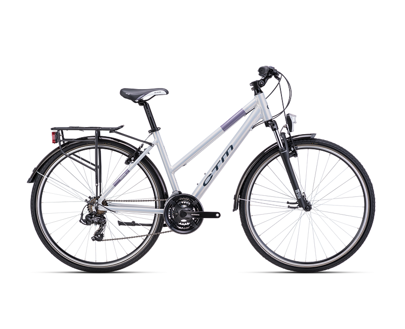 CTM MAXIMA 1.0 2024 TREK, oceľová/svetlá fialová