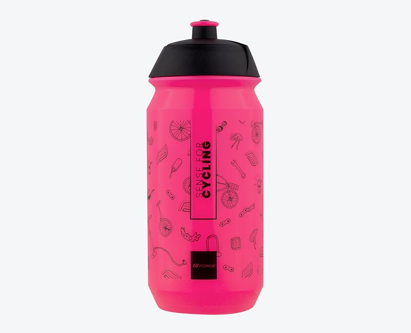 Fľaša FORCE PLAY 0,5 l, ružová