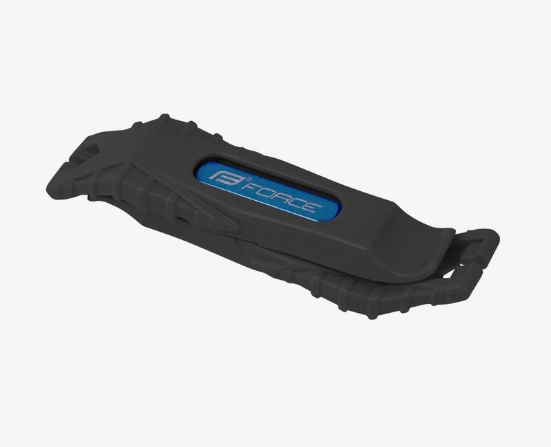 Montážne páky FORCE s kľúčom na ventilky, plast / Al
