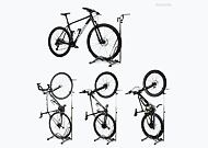 Stojan STABILUS VERTICAL na vystavenie bicykla, šedý