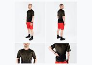 Dres FORCE MTB ANGLE krátky rukáv, army