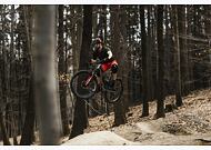 Dres FORCE MTB ANGLE krátky rukáv, army