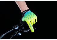 Rukavice FORCE MTB ANGLE letné, fluo-modré