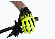 Rukavice FORCE MTB SWIPE letné, čierno-žlté