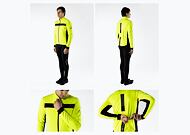 Bunda FORCE FROST softshell, fluo-čierna
