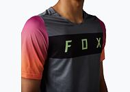 Dres Fox Flexair SS Jersey Arcadia oranž./ružová