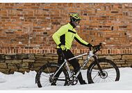Bunda FORCE FROST softshell, fluo-čierna
