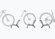 Stojan STABILUS 2.0 na vystavenie bicykla, šedý